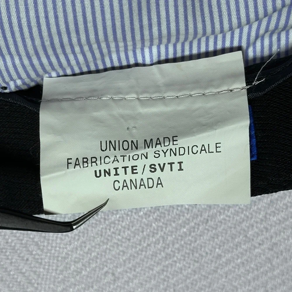 Coppley Dress Pants Men 42R Miami Flat Front Cuffed Microfiber Poly Tencel Black
